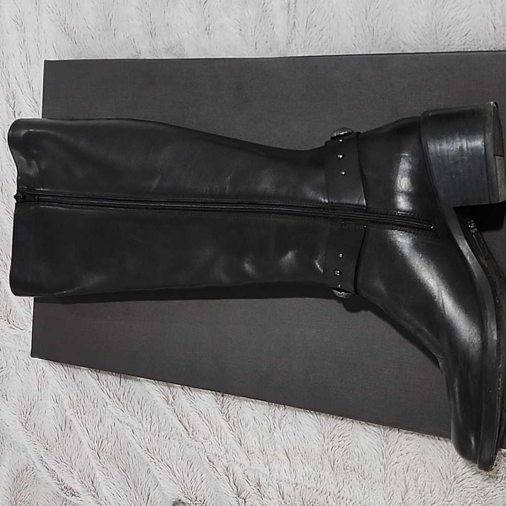 EMANUELE CRASTOMade In Italy Leather Studs High Shaft BootsStyle#: 1000808530 - Picture 4 of 6